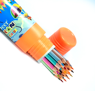 Color Pencil in Plastic Case Polywood